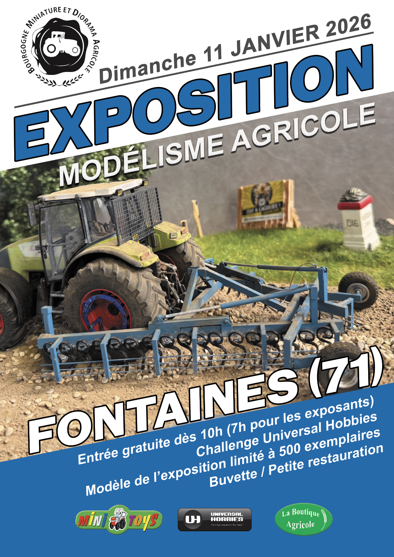 Exposition modélisme agricole