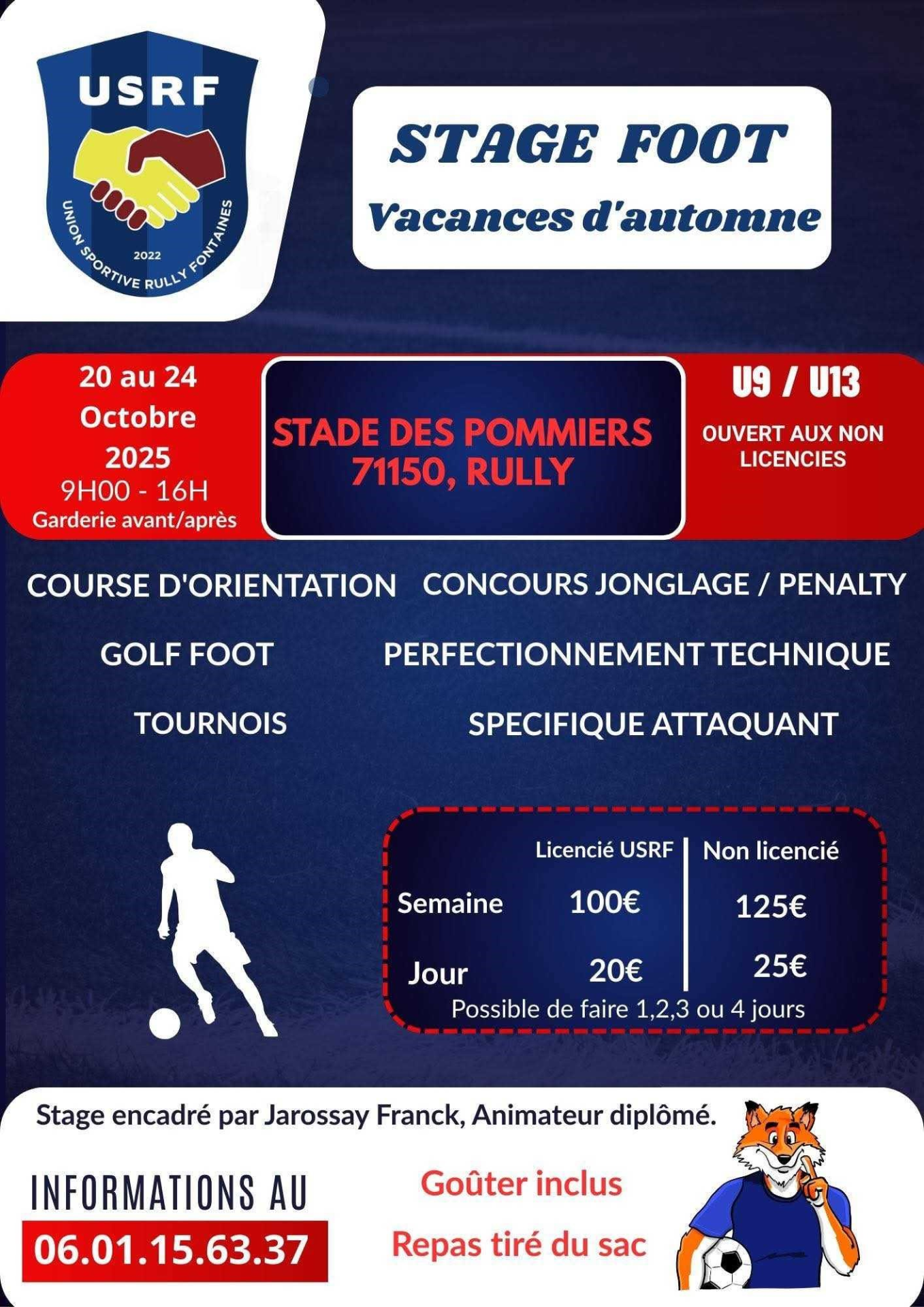 Stage de football